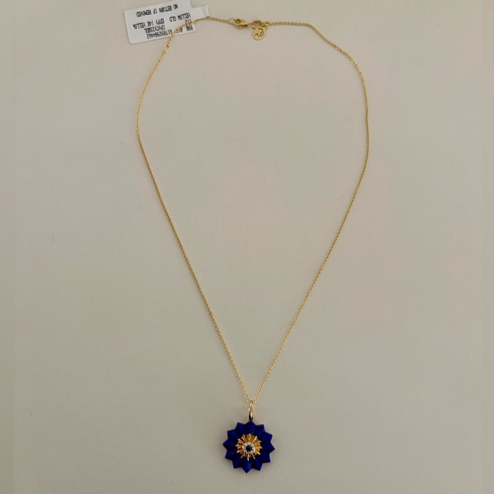Effy lapis and 14kGold Pendant Necklace